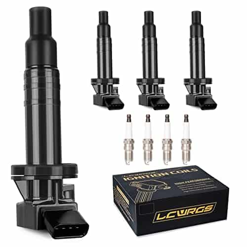 Conjunto de 4 bobinas de encendido y bujías se ajusta para