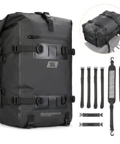Bolso de cola de moto Abamita, Bolso de asiento trasero de