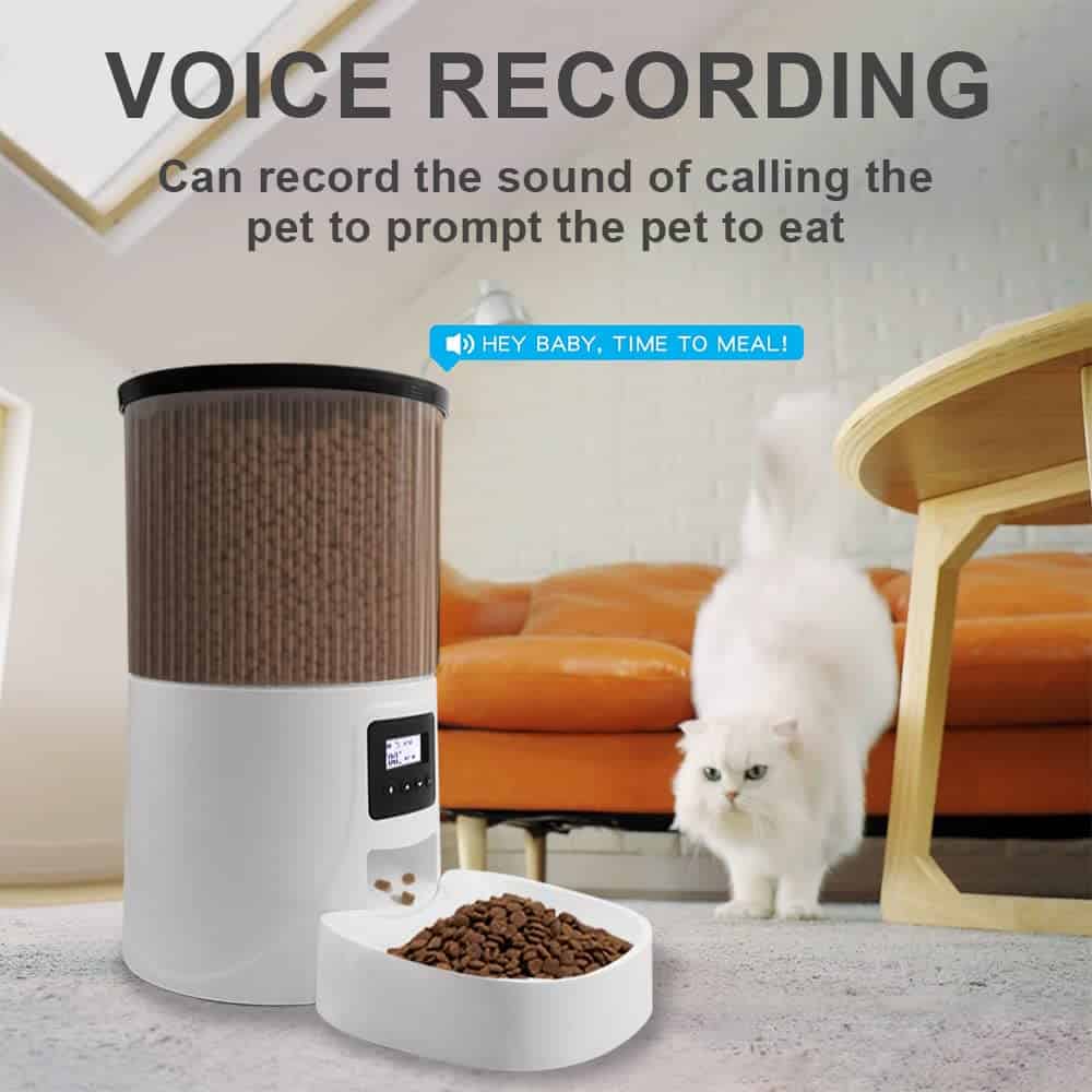 Alimentador Automático para Gatos SLuB 4L Dispensador de - Imagen 4