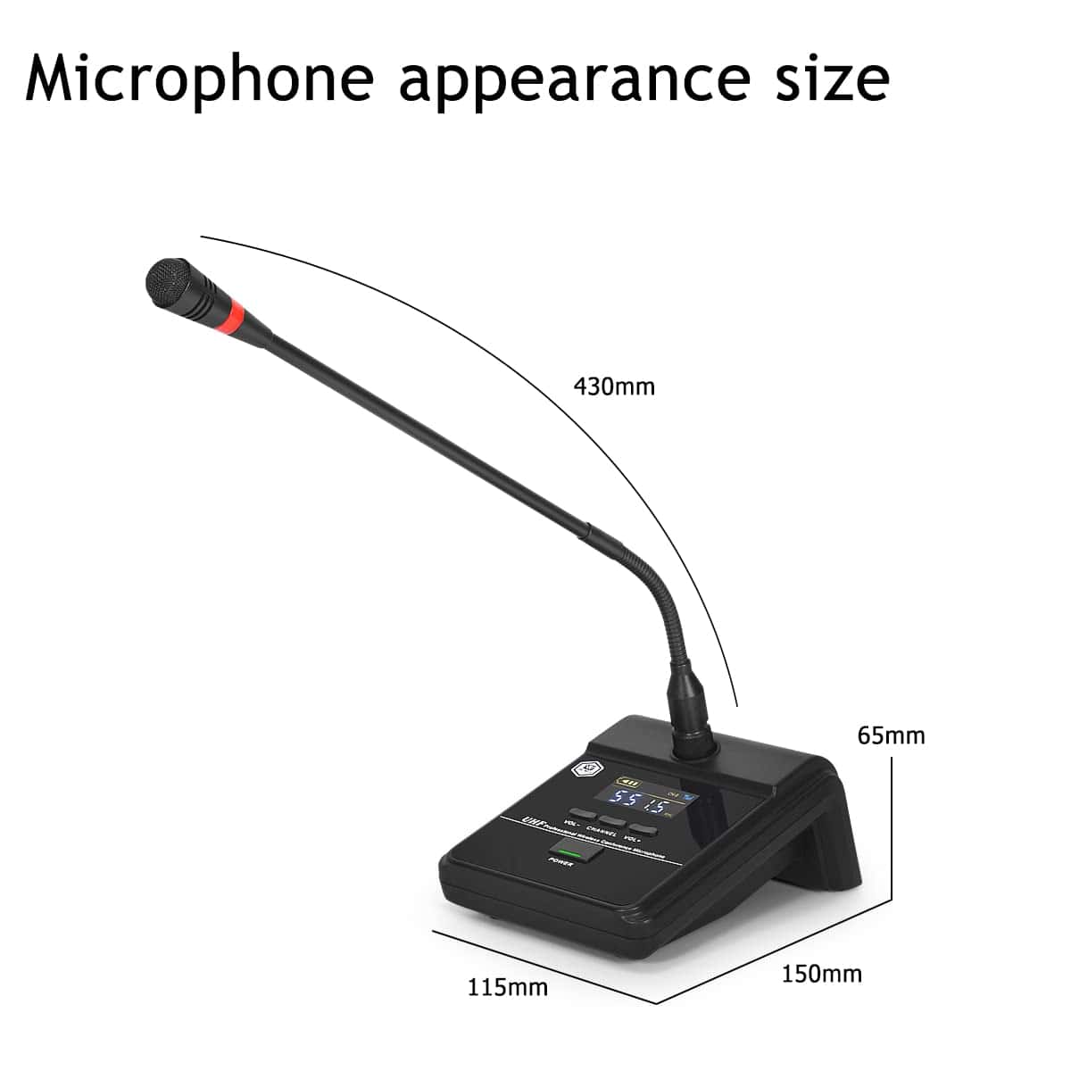 Sistema de Micrófono Profesional de Cuello de Ganso de 4 - Imagen 4