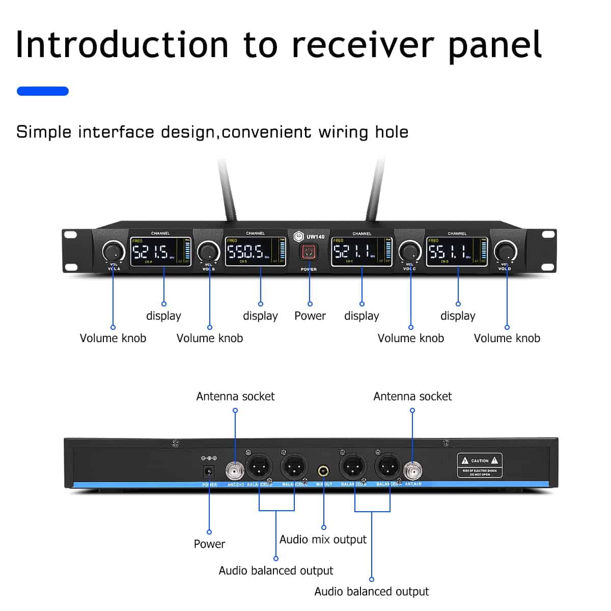 Sistema de Micrófono Profesional de Cuello de Ganso de 4 - Imagen 3