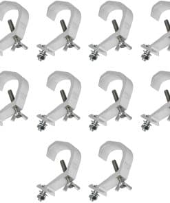 ASMSLIT 10 Pack 88lbs Abrazadera de Luz de Escenario de
