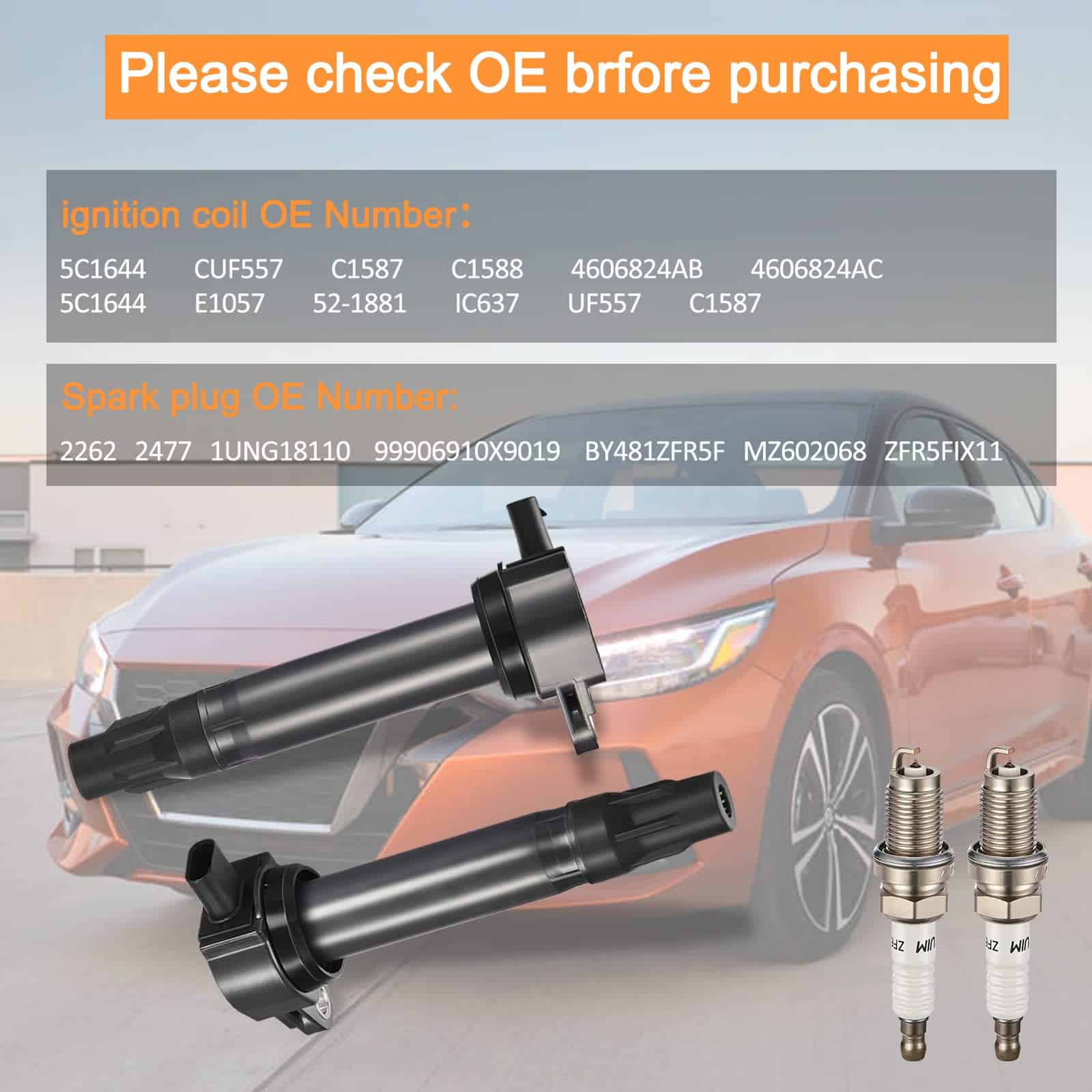 Bobina de encendido BDFHYK y bujías de iridio compatibles - Imagen 4