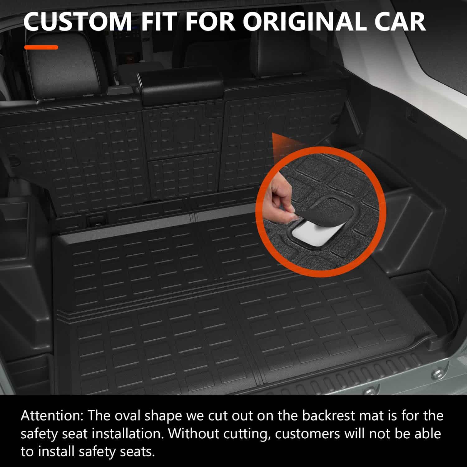 Tapete de Carga Compatible con Toyota -Ajuste sin Bandeja De - Imagen 3