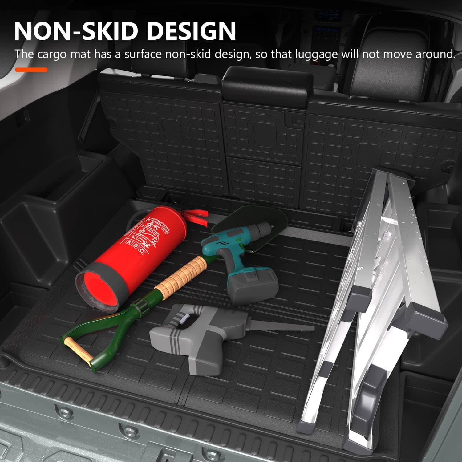 Tapete de Carga Compatible con Toyota -Ajuste sin Bandeja De - Imagen 5