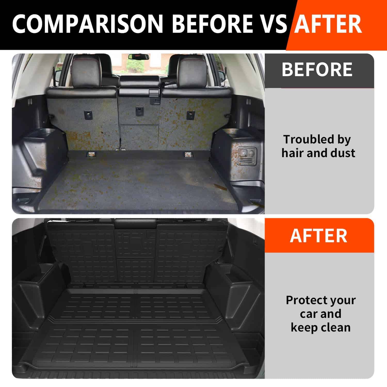 Tapete de Carga Compatible con Toyota -Ajuste sin Bandeja De - Imagen 4