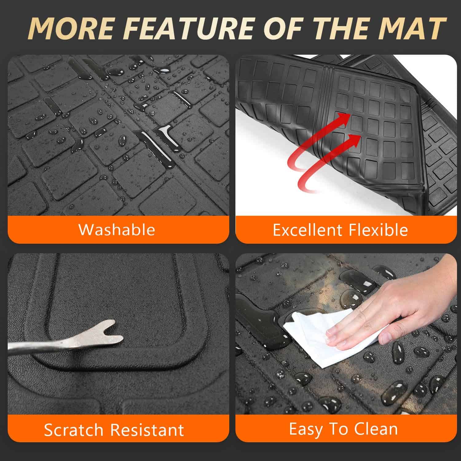 Tapete de Carga Compatible con Toyota -Ajuste sin Bandeja De - Imagen 6