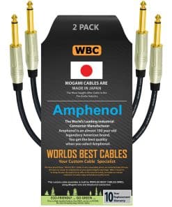 WORLDS BEST CABLES 2 Unidades - 9 -Dorado