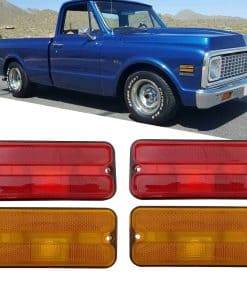 KYYET Juego de 4 carcasas de luces indicadoras de esquina