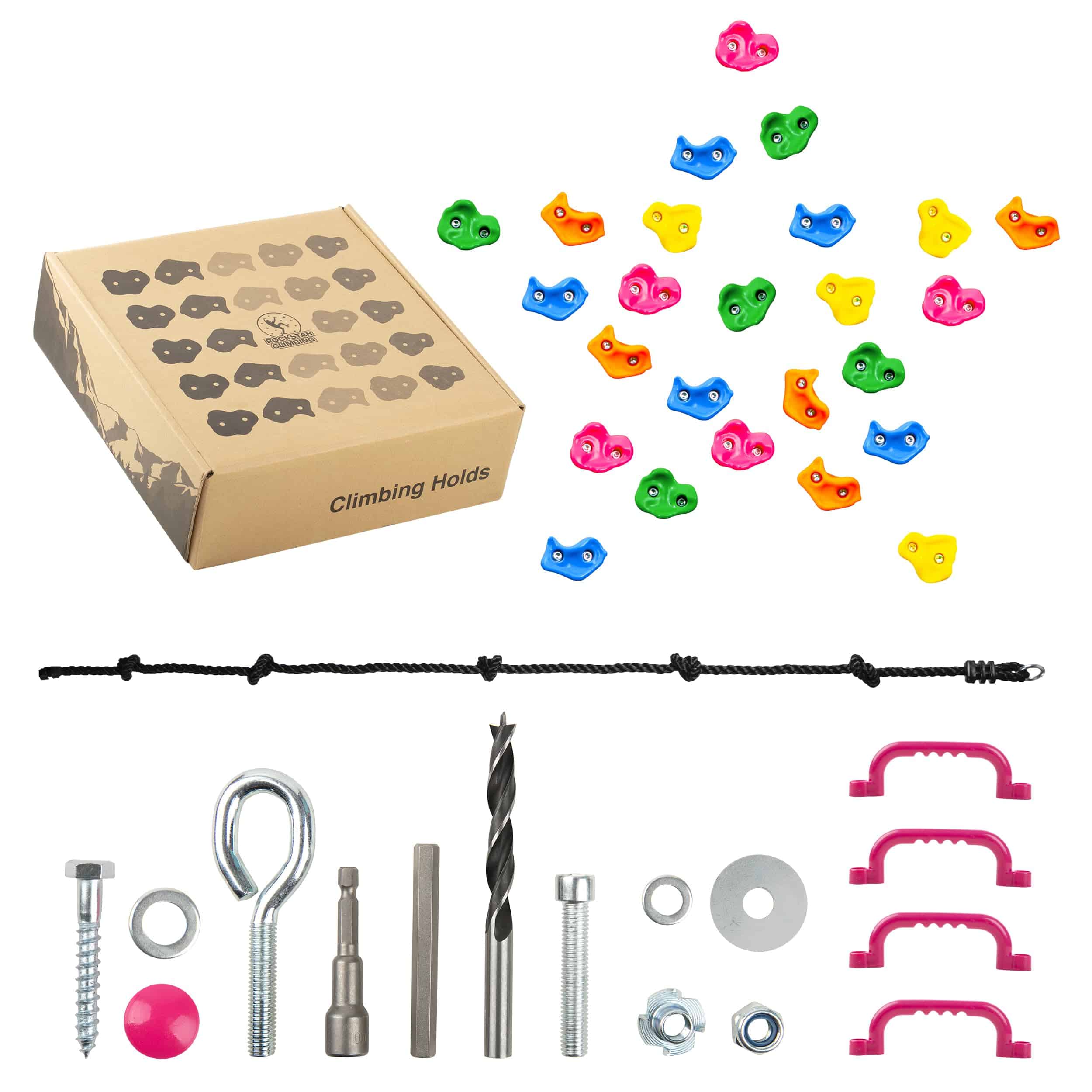 Kit de Rocas de Escalada ROCKSTAR CLIMBING para Niños con