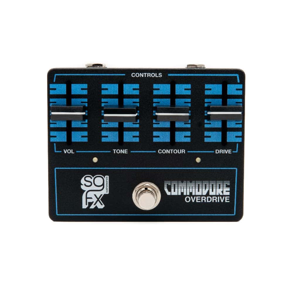 Pedal de Overdrive SolidGoldFX Commodore