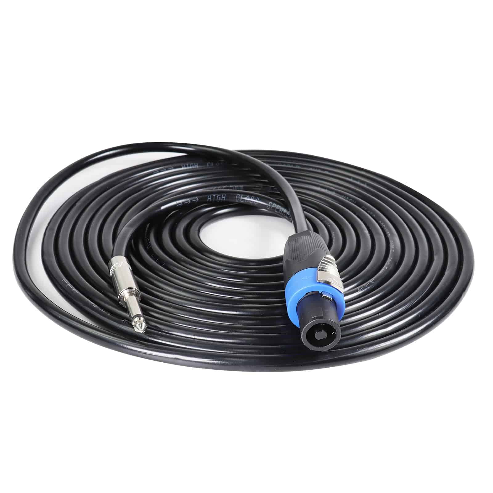 Paquete de 1 cable Speakon a 1/4 de 50 pies - 1pc 50 pies.