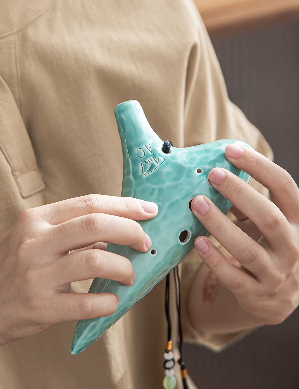 Ocarina Alto C de 12 agujeros Awef Jingle Stream con - Imagen 5