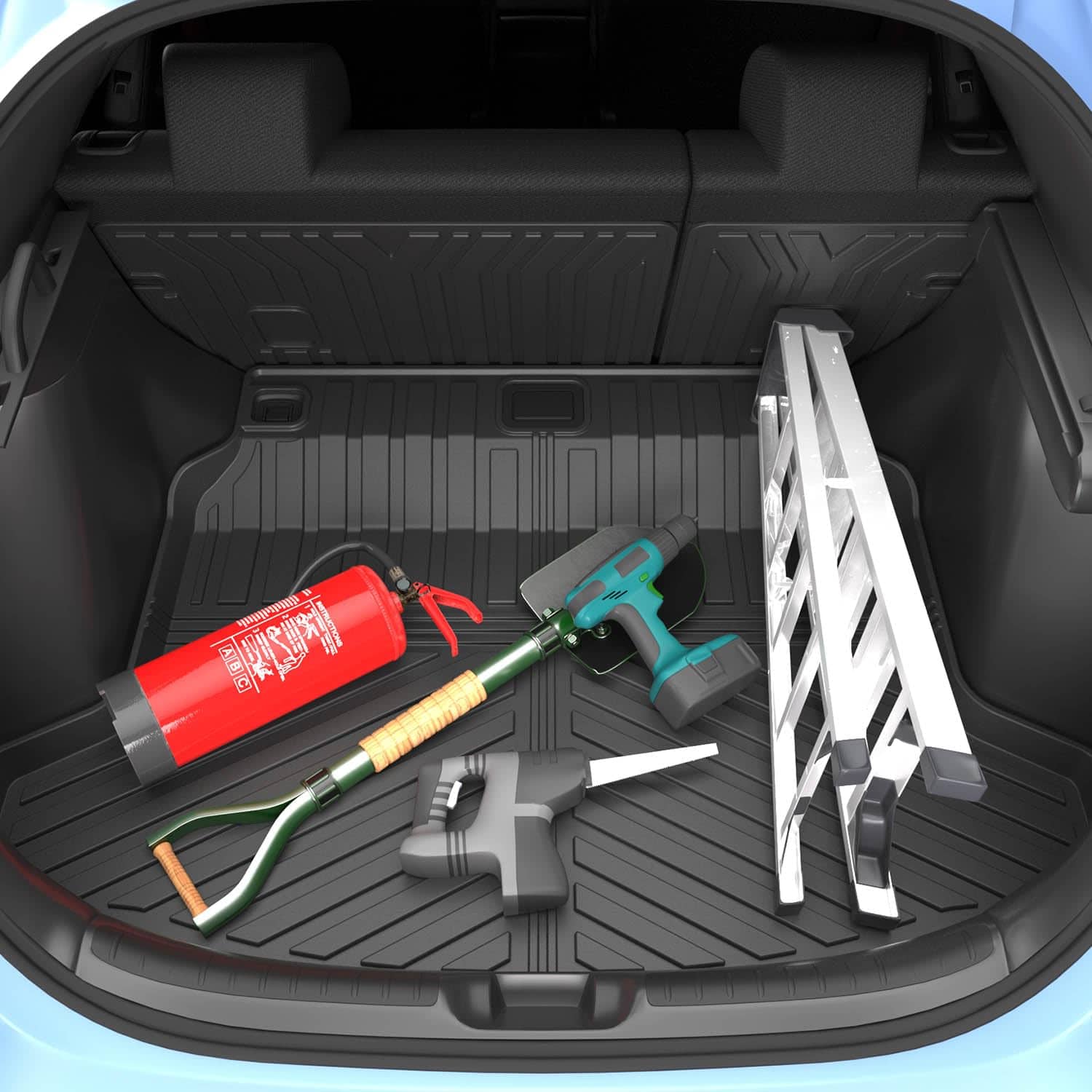 Tapete para piso compatible con Honda Civic Hatchback - Imagen 8