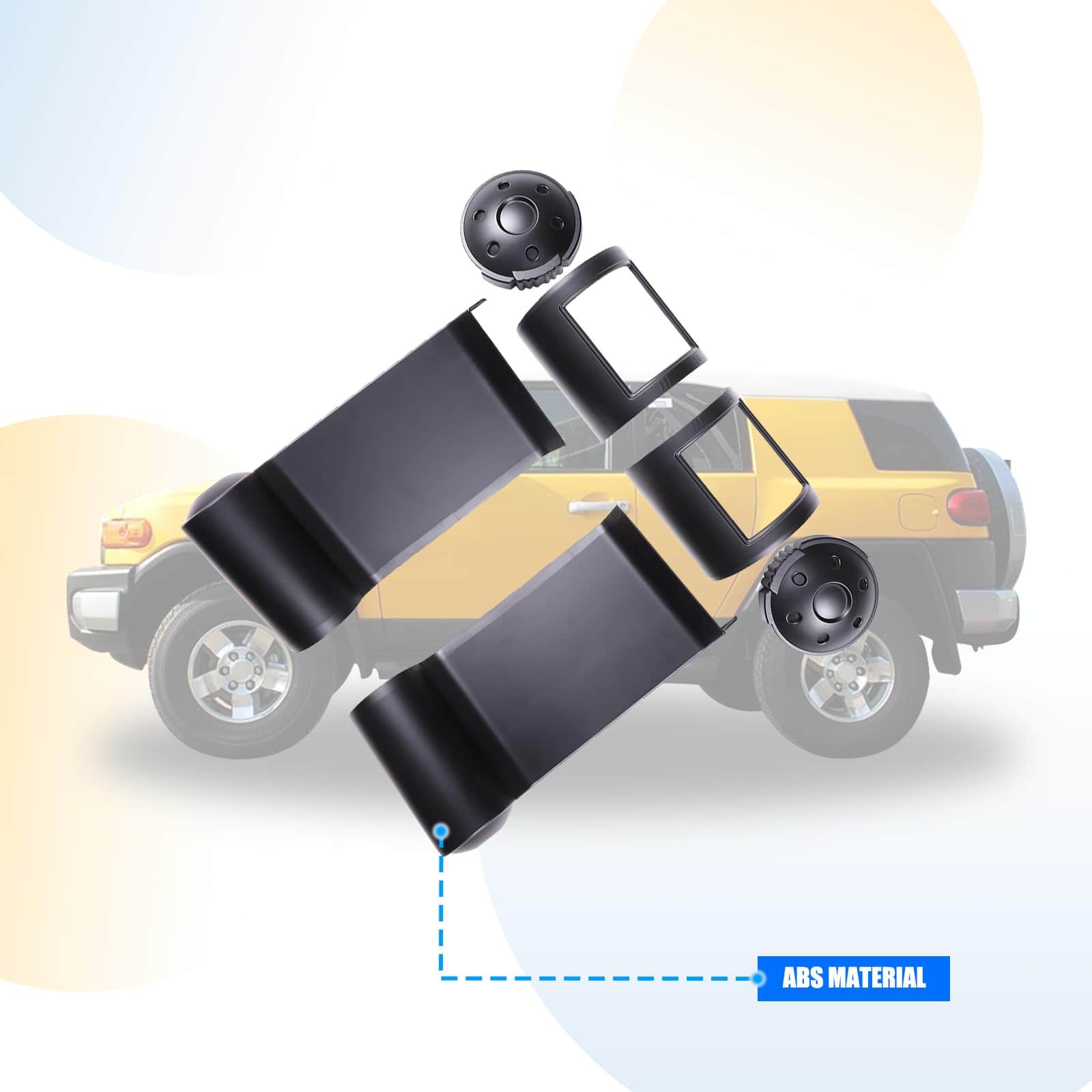 Marco de Salida de Aire Lateral del Tablero LLKUANG de ABS - Imagen 8