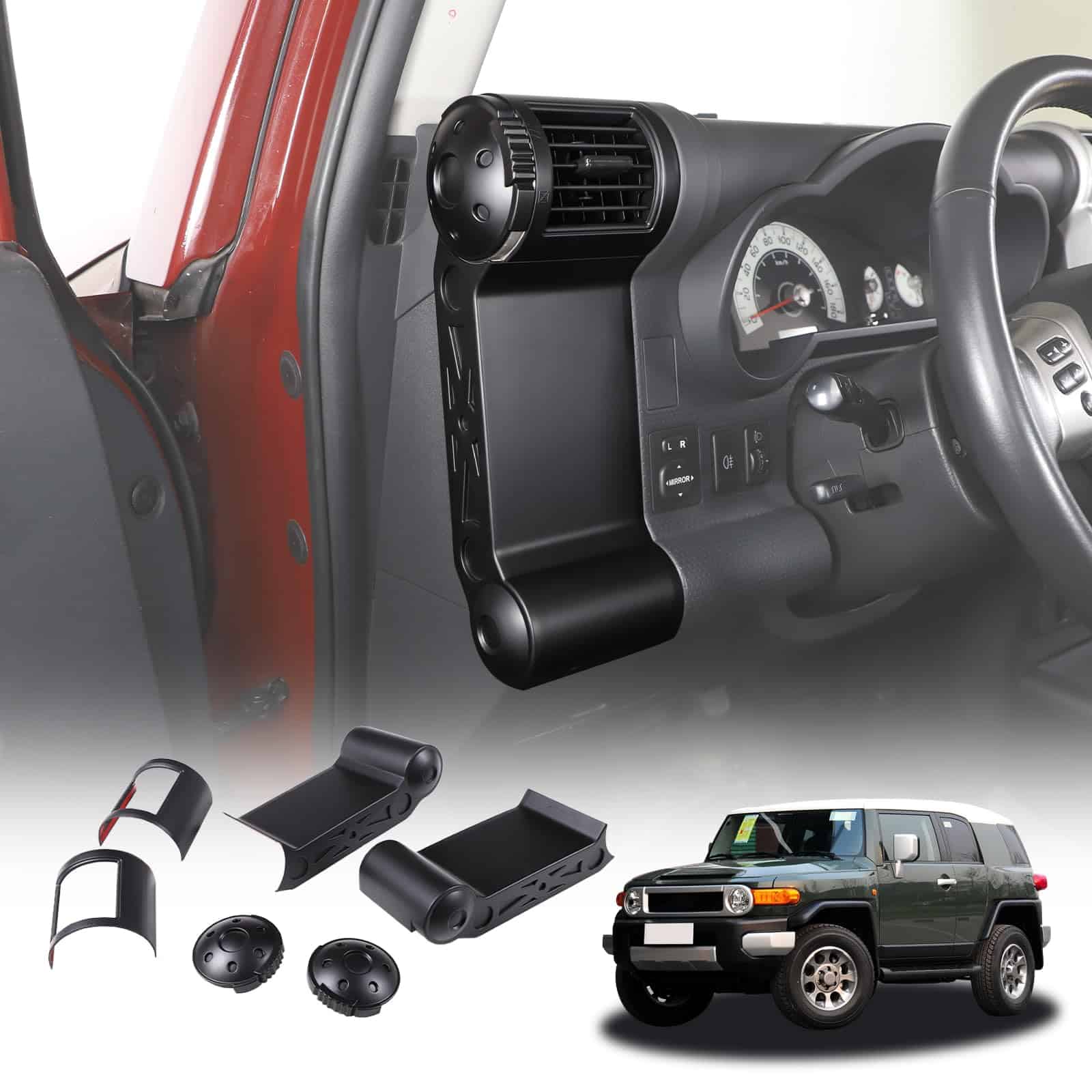 Marco de Salida de Aire Lateral del Tablero LLKUANG de ABS