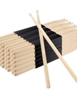 JEUIHAU 50 PCS 25 Pair 5A Drum Sticks, Baquetas de Madera