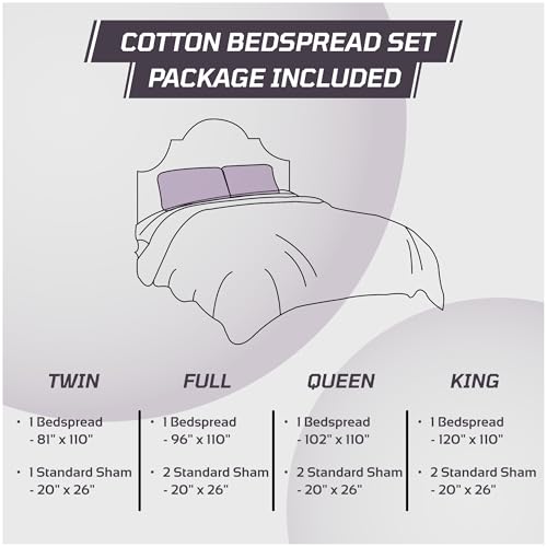 Better Trends 100% Cotton Chenille, Colcha Colcha Tamaño - Imagen 7