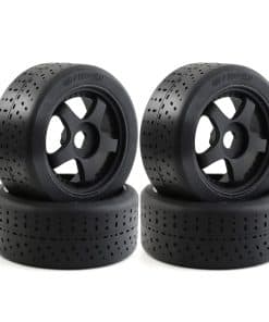 Juego de 4 Ruedas y Llantas Pre-Montadas de 100mm 5 Radios