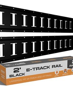 RAÍL DE AMARRE E Track KODIAK STRAPS 2' de acero recubierto