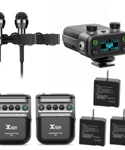 Sistema de Micrófono Lavalier Inalámbrico Xvive U5T2 con