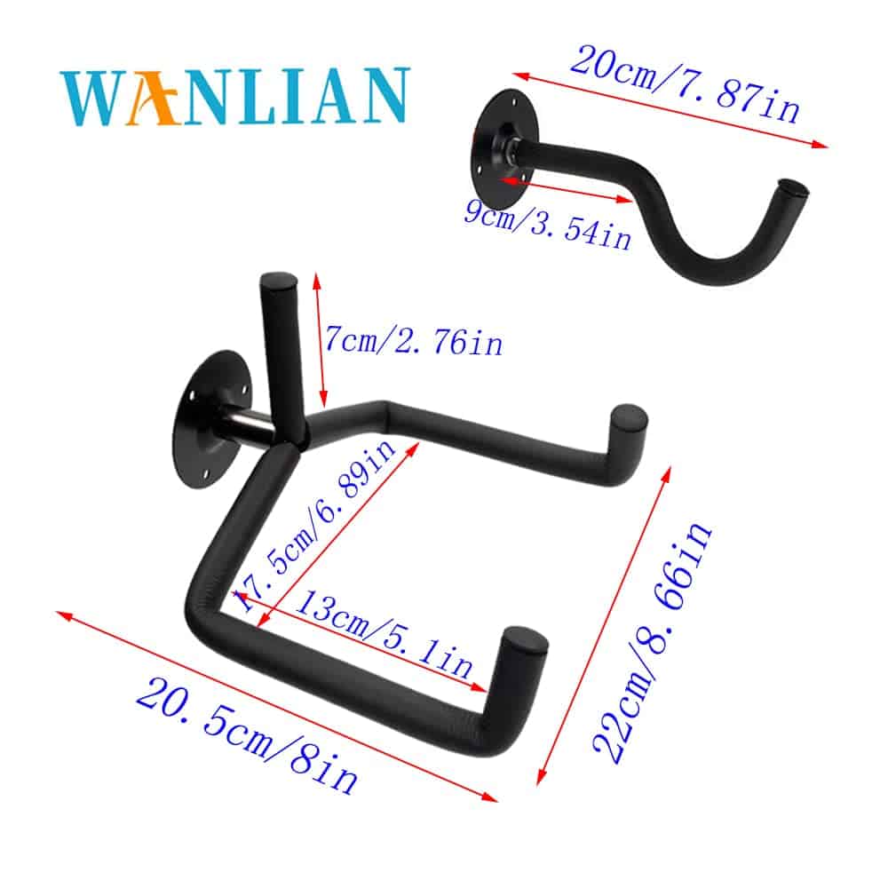 Colgador de Pared para Guitarra WANLIAN Horizontal, Soporte - Imagen 3