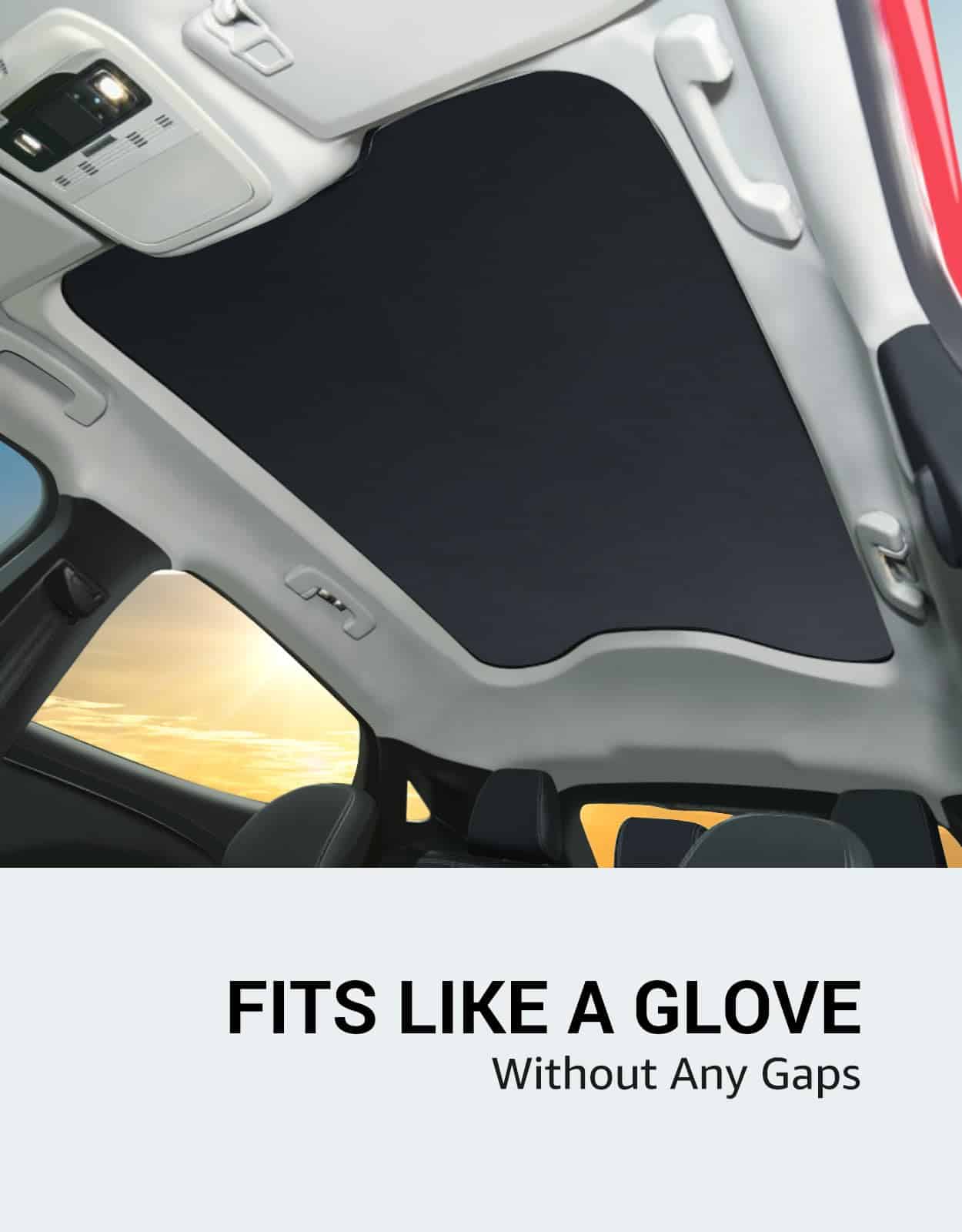 BASENOR Ford Mustang Mach-E Protector de Techo y Parasol - Imagen 3