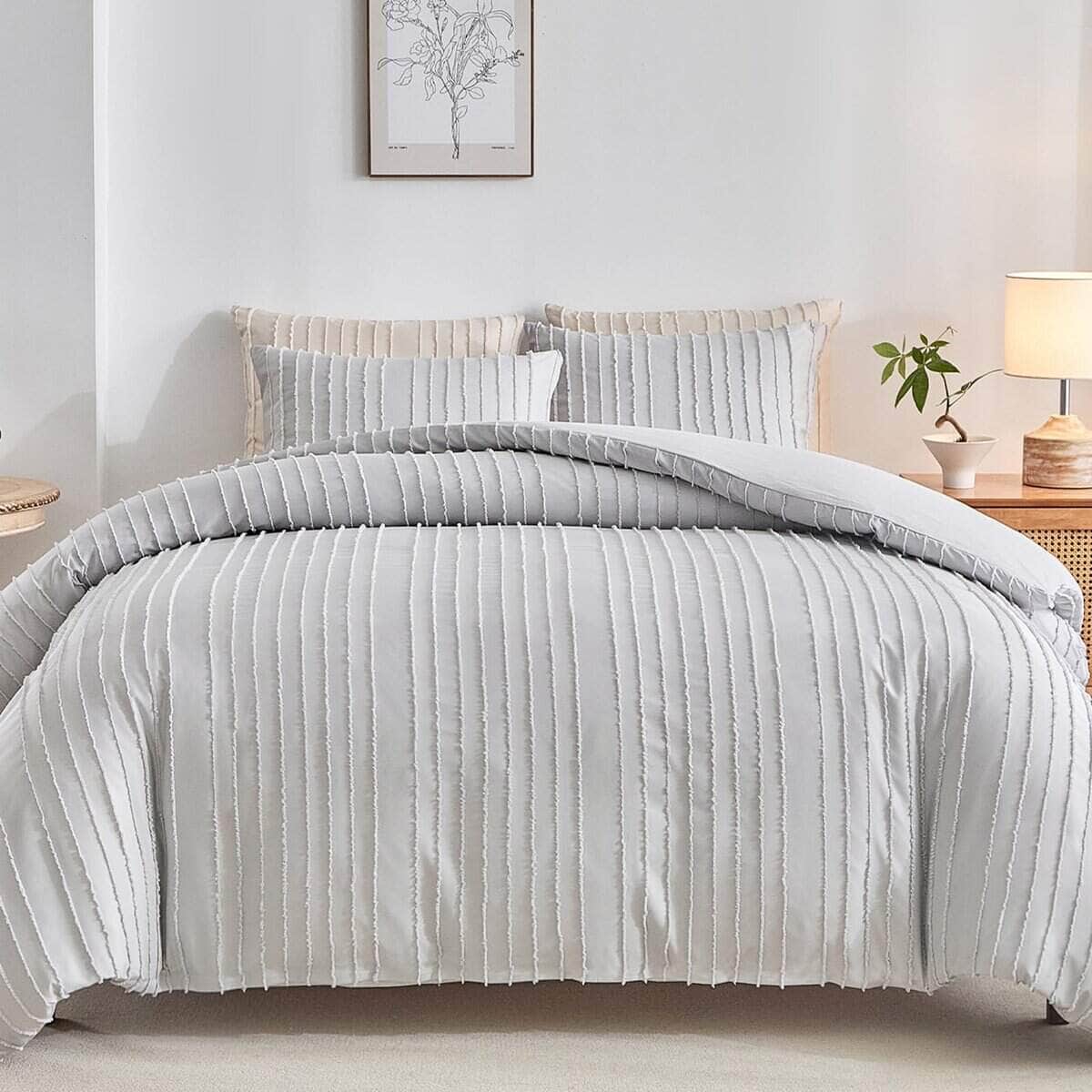 WARMDERN Juego de Funda Nórdica King Boho, Juego de Cama de