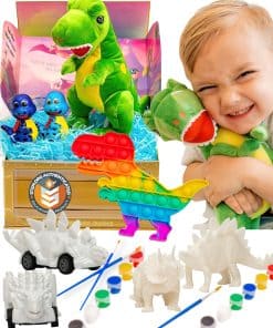 Set de regalo de dinosaurios acreditado por STEM - Un