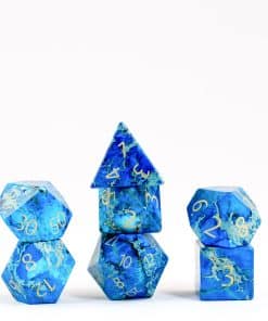 Juego de Dados DND Poly de 16 mm FanRoll de Metallic Dice