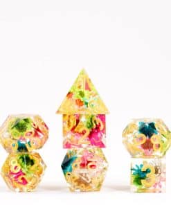 Juego de dados FanRoll by Metallic Dice Games con bordes