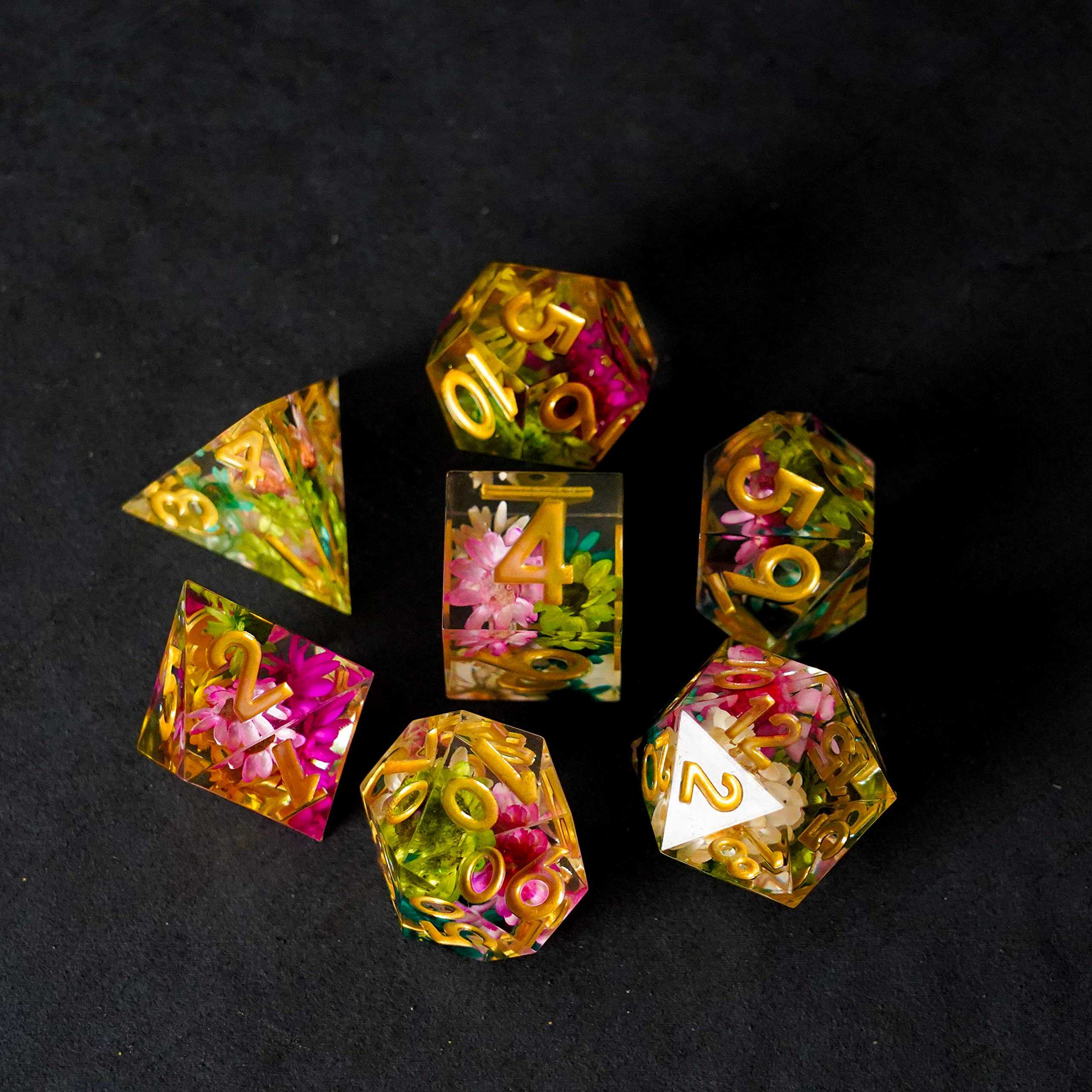 Juego de dados FanRoll by Metallic Dice Games con bordes - Imagen 6