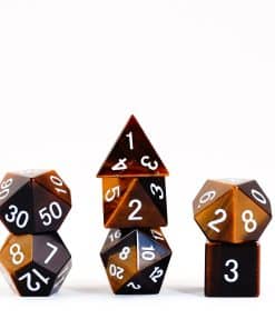 Set de Dados de DND FanRoll por Metallic Dice Games 16 mm