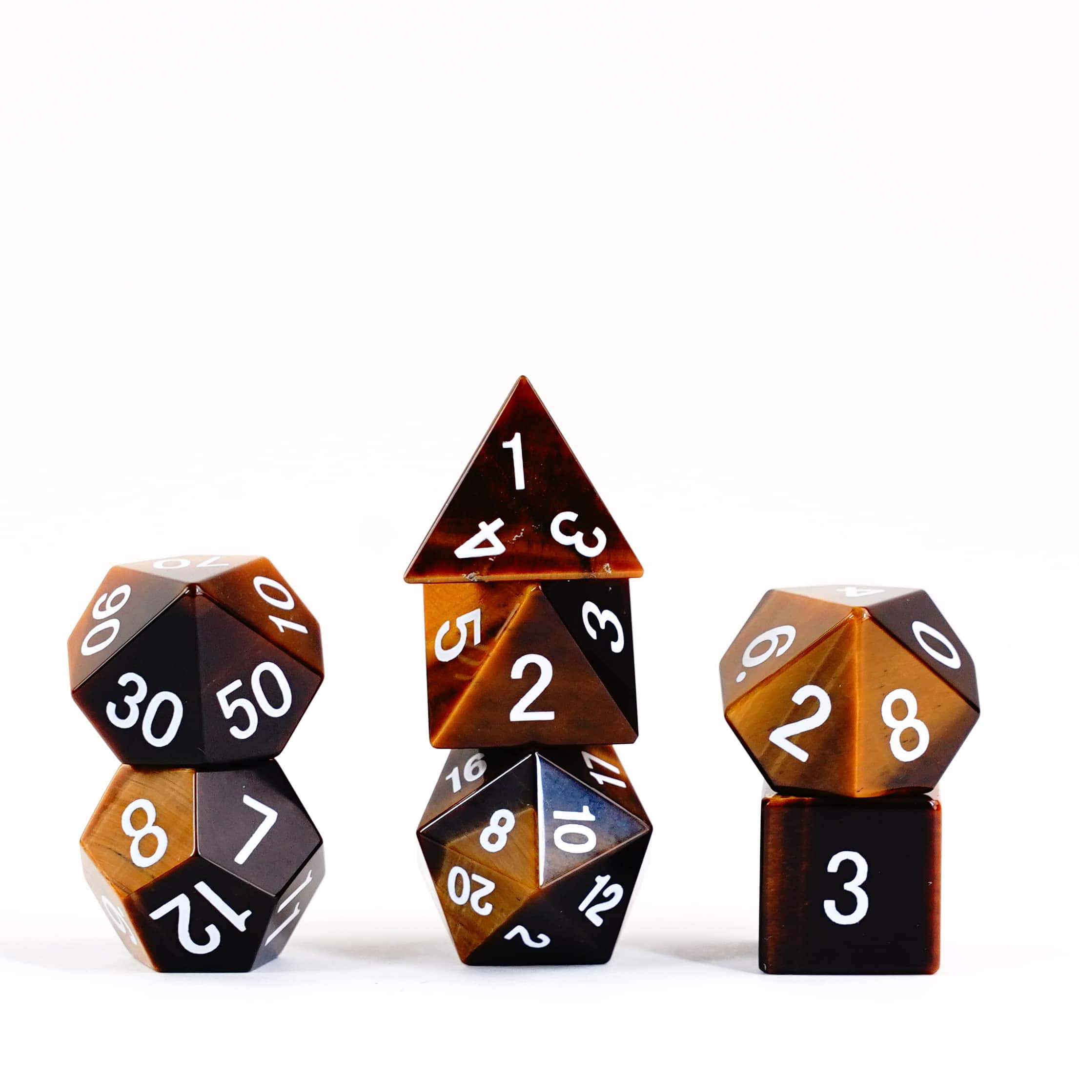 Set de Dados de DND FanRoll por Metallic Dice Games 16 mm