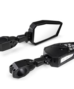 Espejos Laterales de UTV de Aluminio Con Luces LED para