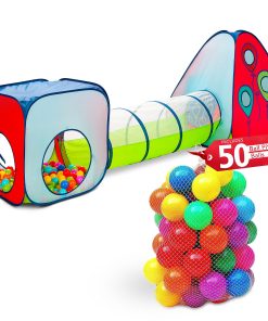 Kiddey 3-en-1 Tienda de Juegos Emergente para Niños, Túnel