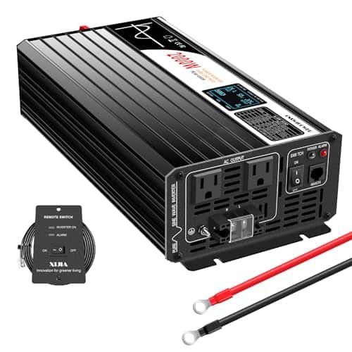 Inversor de Corriente Onda Senoidal Pura 2000w (Potencia