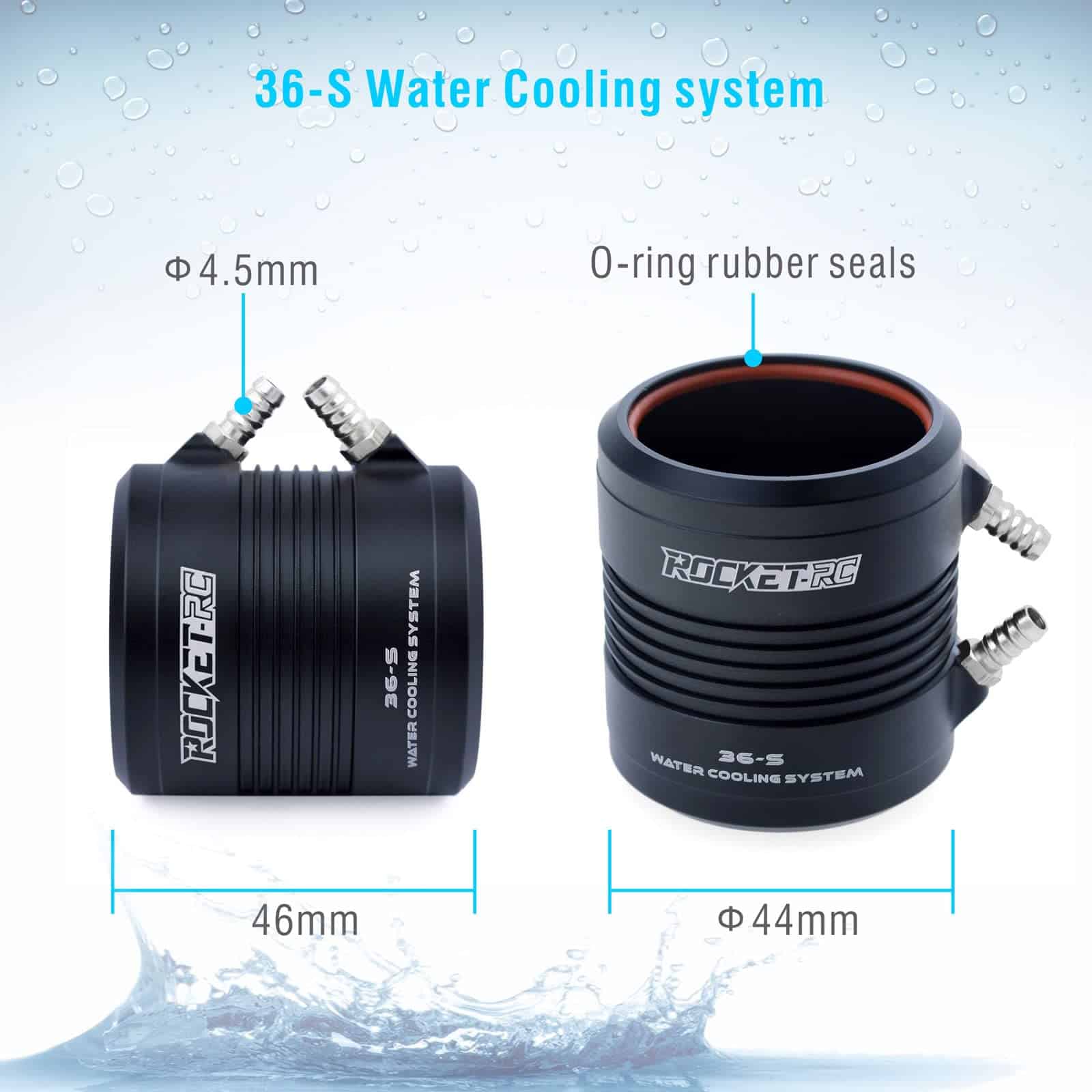 Motor Brushless Surpass Hobby 3680 1250KV Eje 5mm con - Imagen 8