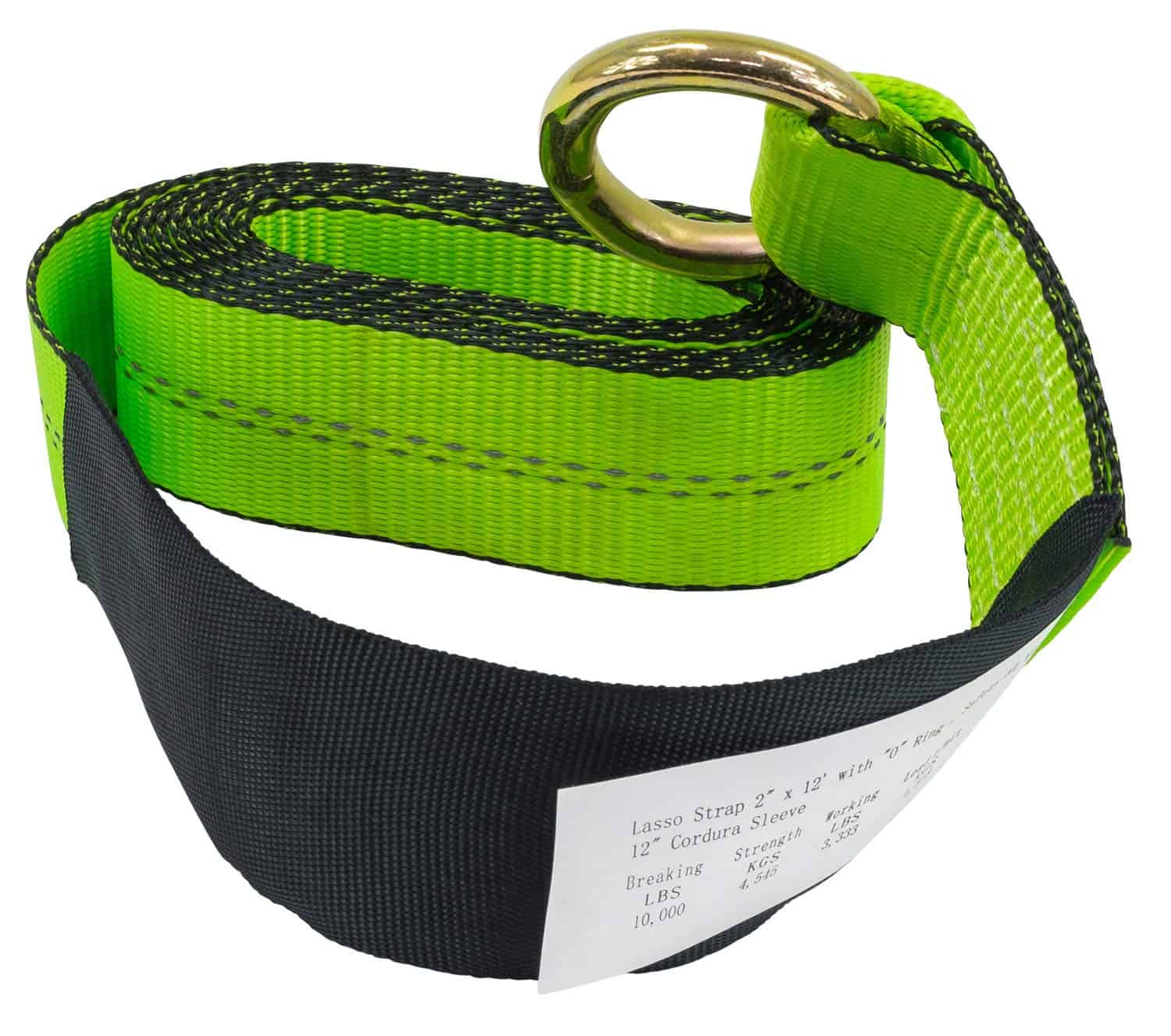 Mytee Products (8 Pack 2" x12' Winch Lasso Strap with O - Imagen 4