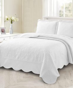 Juego de Colcha BOREA Home Collection de 3 Piezas para Cama