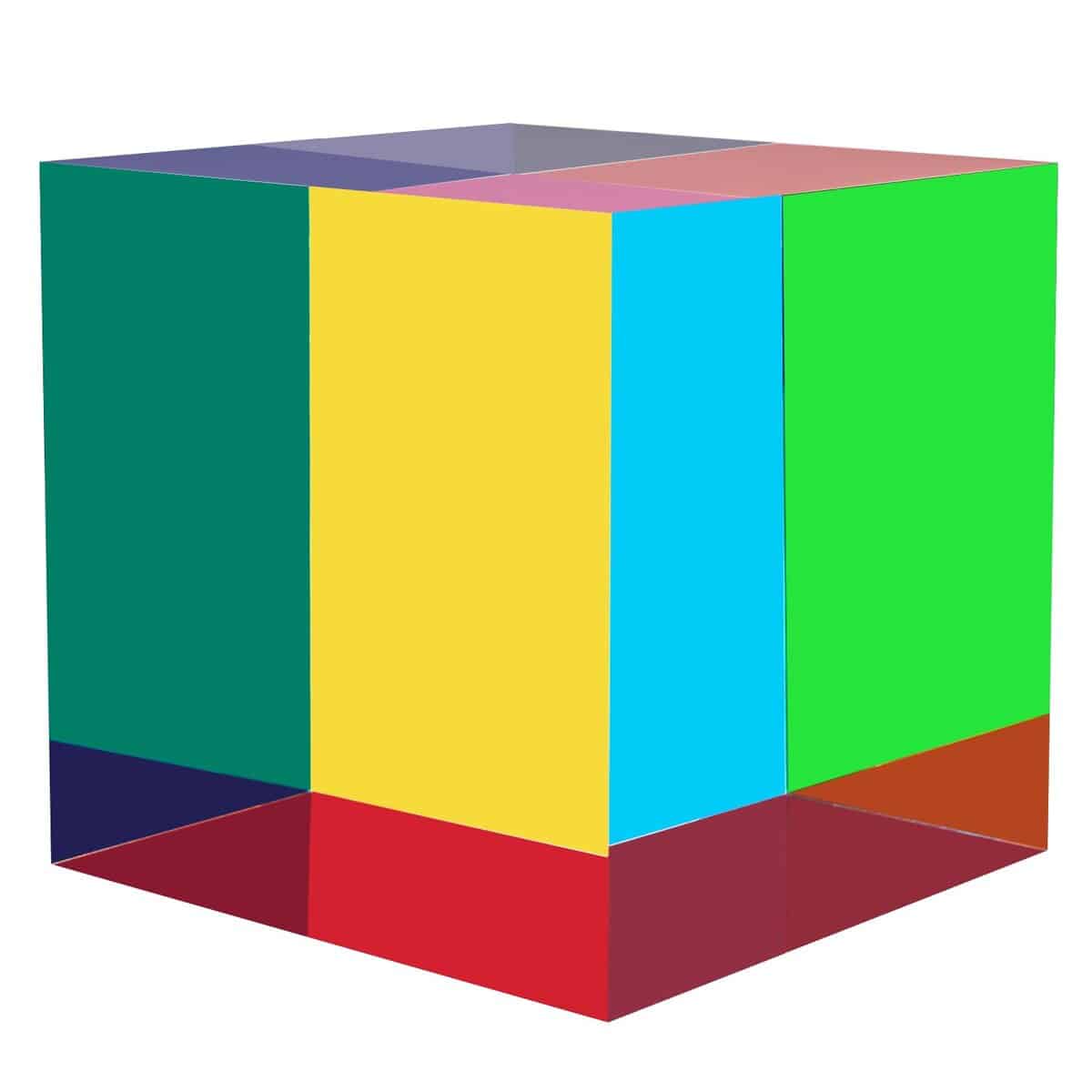 CMYCUBE Cubo de Color CMY, 2.75 pulgadas (70 mm) Cubo de