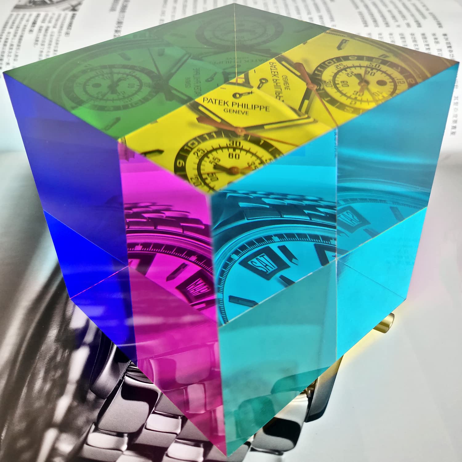 Cubo CMY de colores, 3,15 pulgadas (80 mm), Cubo de mezcla - Imagen 3