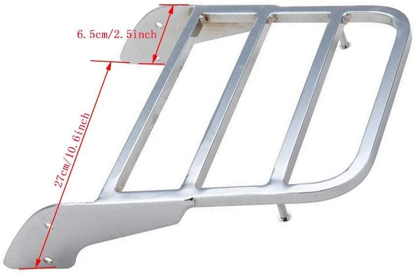 Respaldo Sissy Bar con Parrilla de Equipaje Almohadilla de - Imagen 5