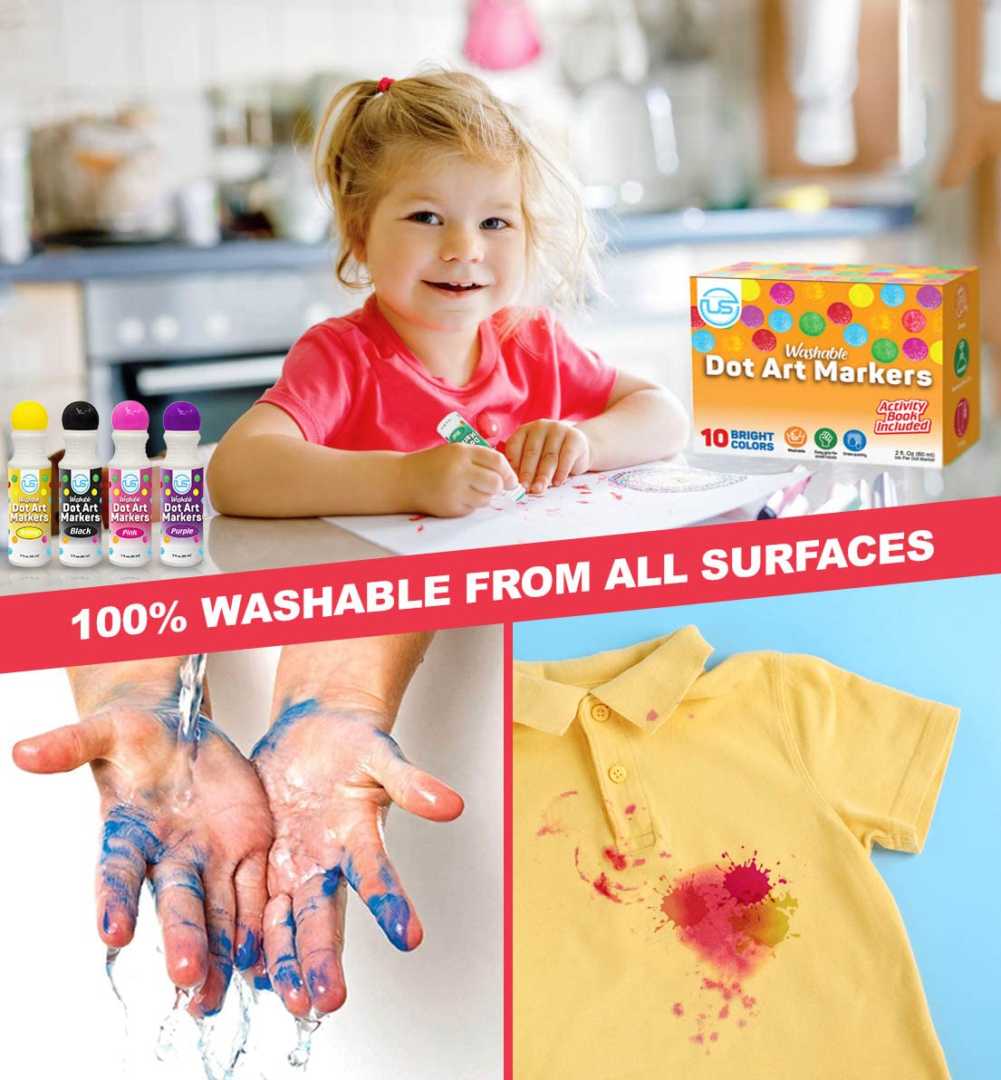 Dot markers, Dot Markers para niños pequeños, Dot Art, Dot - Imagen 5