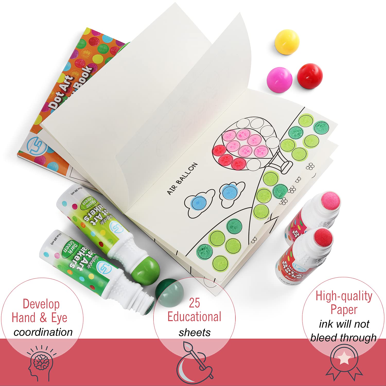 Dot markers, Dot Markers para niños pequeños, Dot Art, Dot - Imagen 6