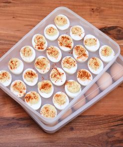 Contenedores de Huevos Rellenos echomerx con Tapa (Juego de