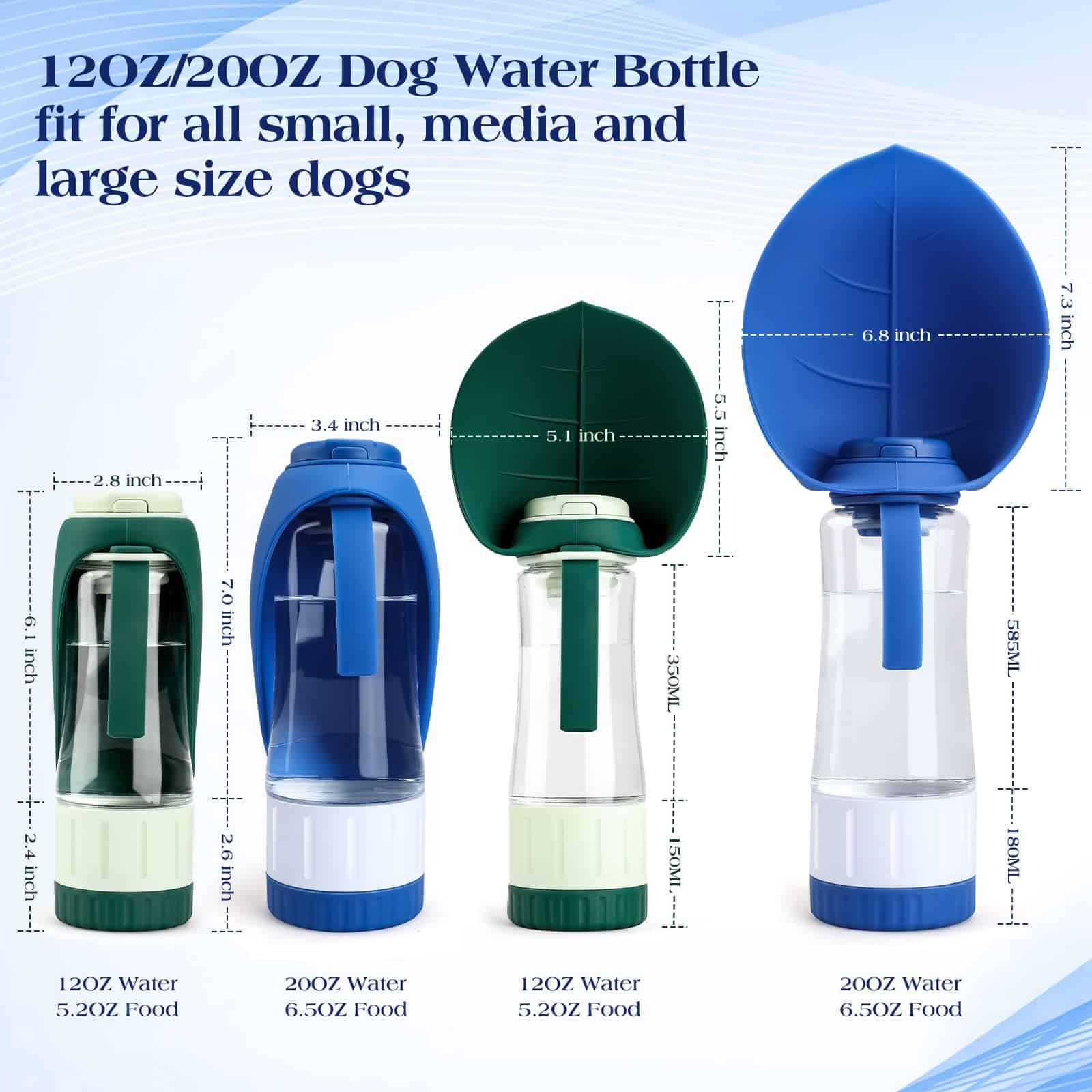 Botella de Agua para Perros TIOVERY, Botella de Agua para - Imagen 4