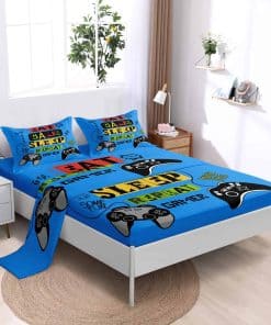 Juego de sábanas para gamers para niños, Juego de sábanas