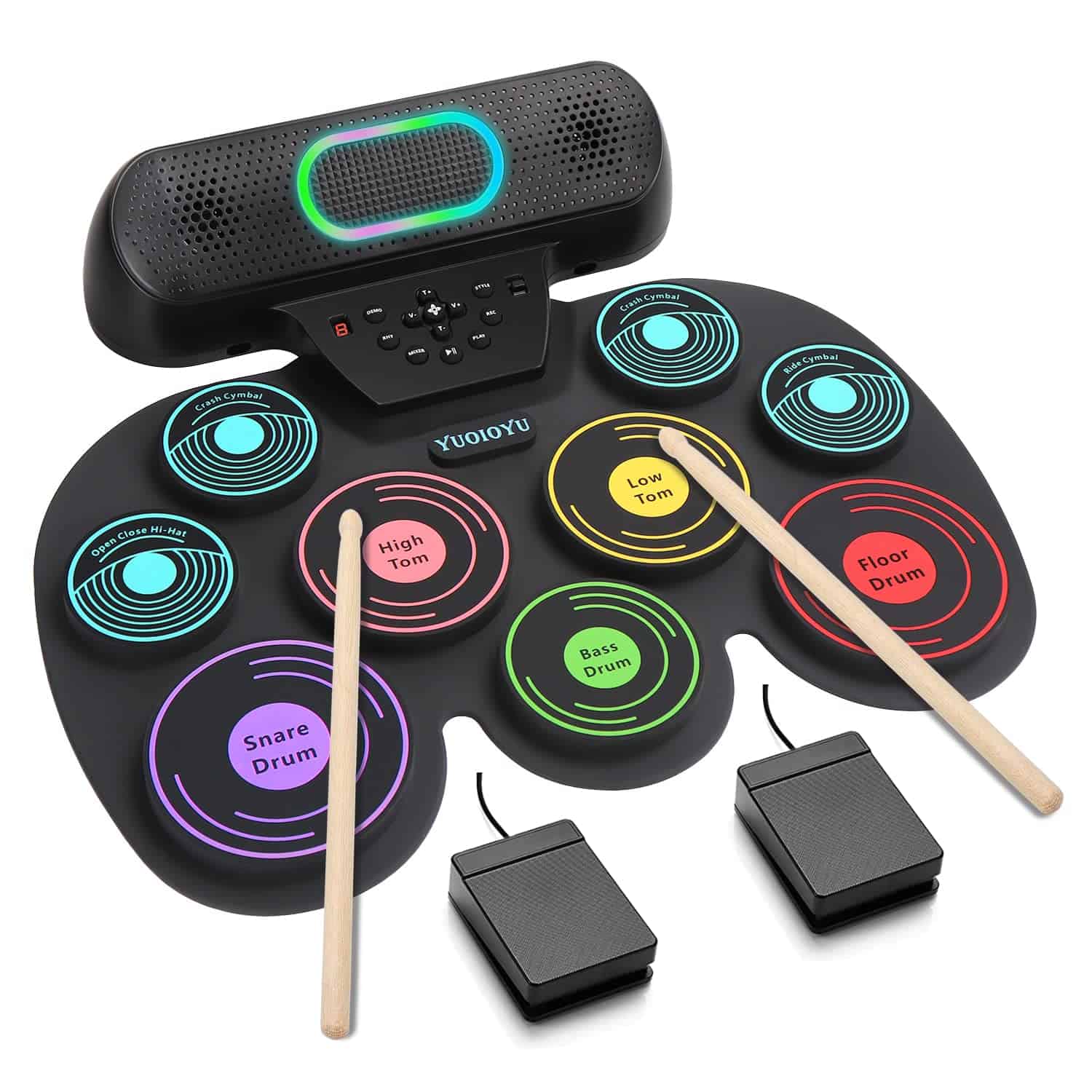 Set de Batería Electrónica - YUOIOYU Set de Batería