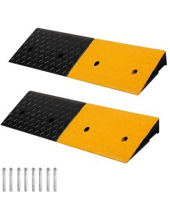 2 PCS Pista de Goma para Rampas de Bordillo de 2'' de